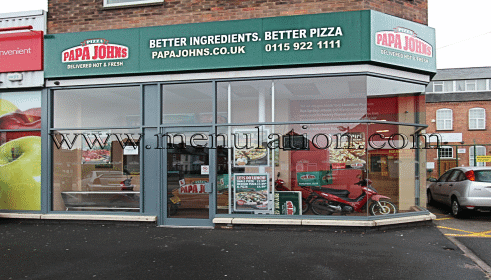 Photo of Papa John's Pizza takeaway in Beeston near Nottingham