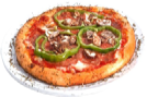 Photo of a pizza. Menu listing and low cost advertising available for Pizza takeaways