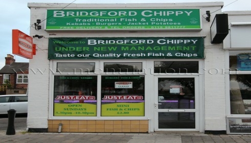 Photo of Bridgford Chippy fish and chips plus fast food takeaway in West Bridgford near Nottingham