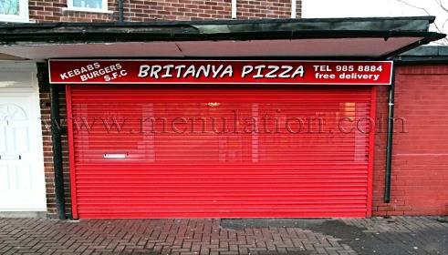 Britanya Pizza, Gainsford Crescent, Nottingham Photo of Britanya Pizza; pizza and fast food takeaway in Nottingham