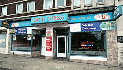 Photo of Cafe Pizza; pizza and fast food takeaway in West Bridgford near Nottingham