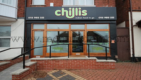 Photo of Chillis Indian food takeaway and delivery in Lady Bay, West Bridgford near Nottingham