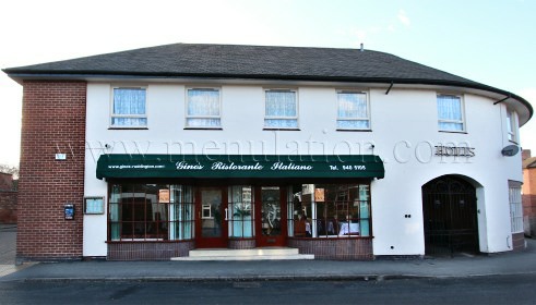 Photo of Gino's Italian restaurant on Church Street in Ruddington