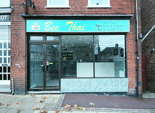 Photo of Bee Thai takeaway in Beeston near Nottingham.