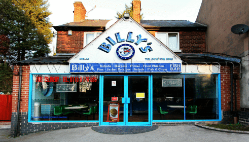 Photo of Billy's Fish and Chips plus pizza and fast food takeaway in Basford, Nottingham
