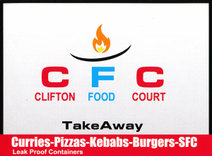 Menu for Clifton Food Court on Sunninghill Drive in Clifton near Nottingham