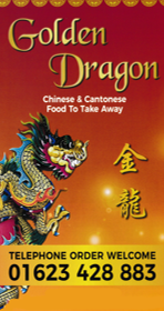 Scroll down for the full menu.. Menu for Golden Dragon Chinese and Cantonese food takeaway in Mansfield.