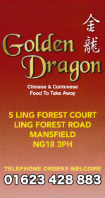Menu for Golden Dragon in Mansfield