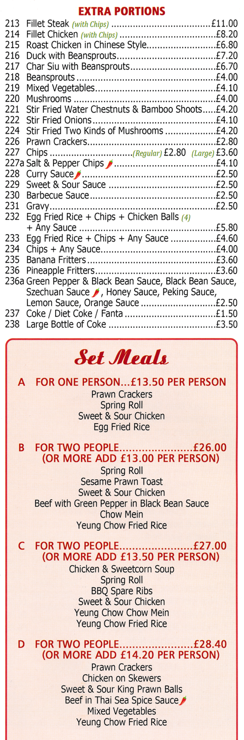 Menu for Golden Hill Menu for Golden Hill Chinese food takeaway in Pleasley - dishes include; Duck with Beansprouts, Fillet Steak, Banana Fritters, Mixed Vegetables..