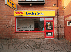 Lucky Star Chinese takeaway in Alfreton, Derbyshire