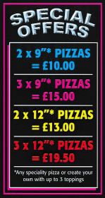 Takeaway menu for Mister Pizza on Wollaton Road in Nottingham NG8 1HJ