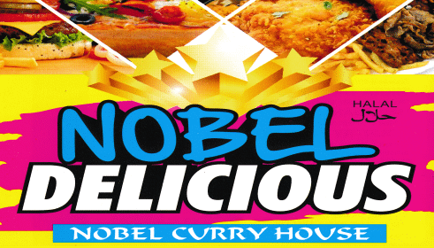 Menu; Nobel Delicious curry, pizza and kebab takeaway in Clifton near Nottingham