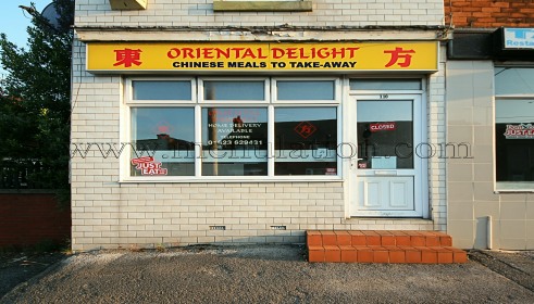 Oriental Delight Cantonese, Chinese, Japanese and Thai food takeaway in Mansfield NG18 3DH