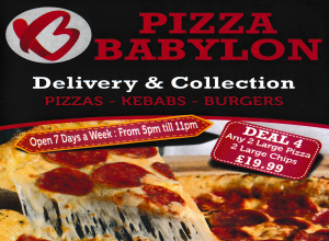 Pizza Babylon takeaway in Nottingham