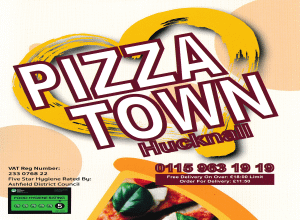 Pizza Town takeaway in Hucknall