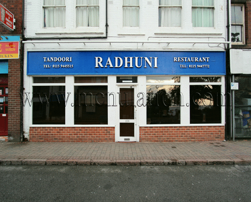Photo of Radhuni Tandoori Indian restaurant and takeaway in Ilkeston