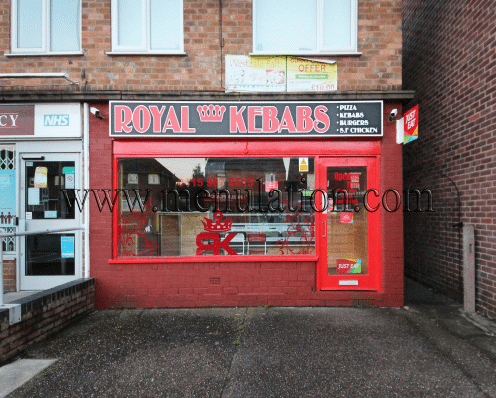 Royal Kebabs takeaway in Gedling near Carlton, Nottingham