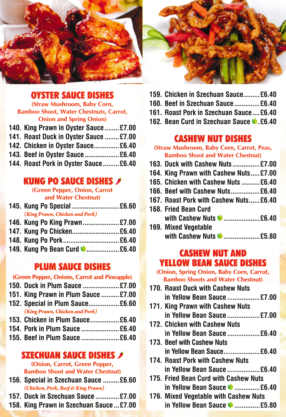 Takeaway and delivery menu for Saigon on Trent Road in Sneinton, Nottingham