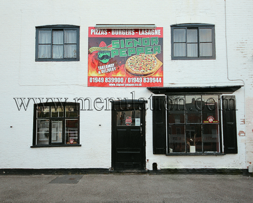 Photo of Signor Pepper pizza, pasta and fast food takeaway on Market Place in Bingham