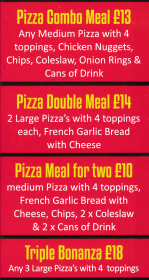 Takeaway menu for Midland Kebabs on Awsworth Road in Ilkeston DE7 8JF