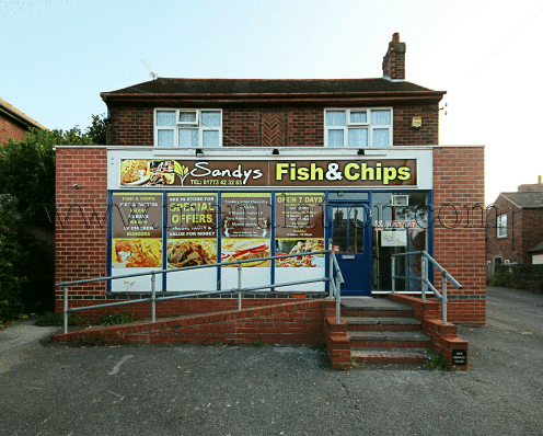 Sandys Fish & Chips menu - takeaway and delivery in Eastwood..